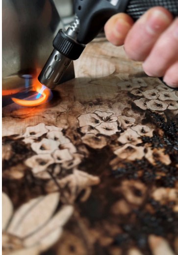 Woodburning Art and Pyrography Tutorial Available