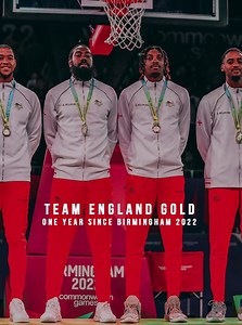 Team England Men relive the night they made history, one year on from their gold medal success at Birmingham 2022. | Basketball England