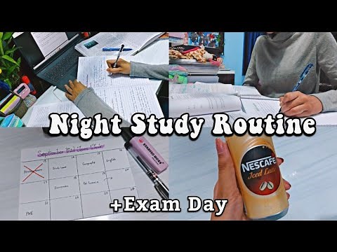 Night Study Routine during Exam + Exam Day 📚💻 | Study Vlog 2021 | Pragati shreya💫