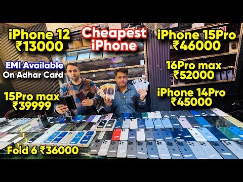 Biggest iPhone Sale Ever 🔥| Cheapest iPhone Market | Second Hand Mobile | iPhone16 Pro iPhone 15