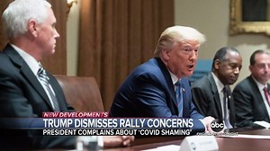 37K views · 625 reactions | RALLY CONCERNS: President Trump is responding to concerns from officials in Tulsa, Oklahoma, about his upcoming campaign rally — his first since the pandemic began — with the campaign telling attendees they can not sue if they get sick. Jonathan Karl reports. https://abcn.ws/37Eggz9 | ABC World News Tonight with David Muir | Facebook