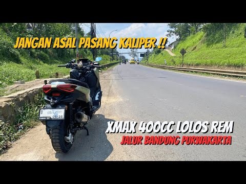 Perjalanan Bandung Purwakarta Naik Xmax 400cc Lolos Rem | Motovlog Indonesia
