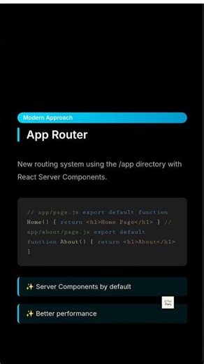 “App Router vs Pages Router — The REAL Difference (No BS)”. #nextjs #reactjs #nodejs #viral