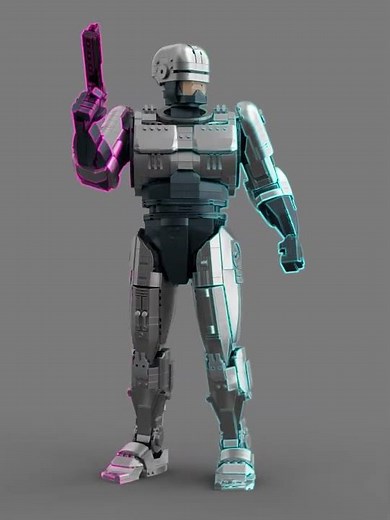 studio builds moc RoboCop #LEGO #LEGObuild #LEGOfan #LEGObuilder #LEGOMOC #LEGOCreator