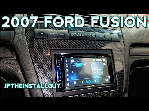 2007 FORD FUSION radio removal replacement and install