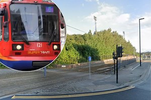 Emergency services issue update after three hurt in tram crash