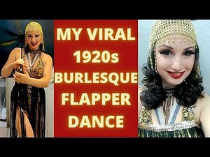 My Viral 1920s Flapper Charleston Burlesque Cane Dance (Censored)