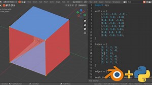 Beginner Python Exercise in Blender: Make a cube from a list of vertices | BlenderNation Bazaar