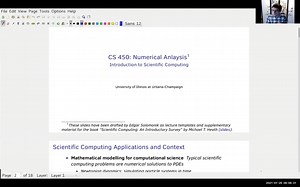 Numerical Analysis (Spring 2021)