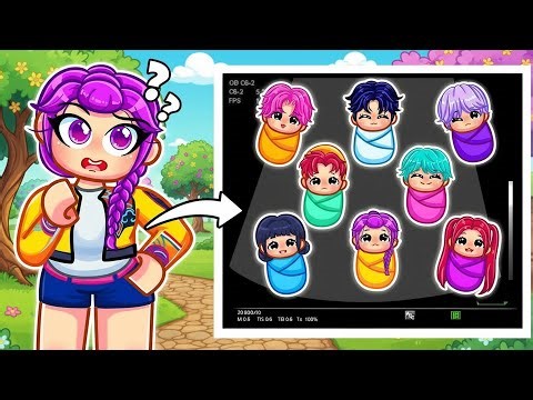 RUMI Has OCTUPLETS in Roblox?! 😱 | Kpop Demon Hunters