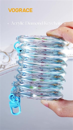 How we make @Yoon’s cool diamond keychain#vograce #customkeychain #diamondkeychain