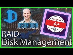 42a - Disk Management (RAID 0 and RAID1 Examples)