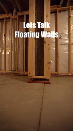 In this video, I explain Coloradian floating walls! In colorado especially, floating walls are essential and code compliant. Make sure you're hiring a contractor with the knowledge and know-how of this simple, yet super effective process. If you've got a Basement or home remodeling project in mind, contact us at (720) 600-1408 or head on over to Basements.com and set up your free estimate today! #floatingwalls #framing #bluecollar #projectplanning #basement #finishedbasement #HomeImprovement | B