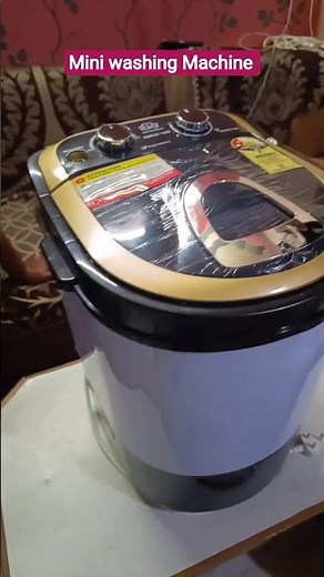 Portable Mini Washing Machine Review | Easy To Clean the clothes | mini washing machine video