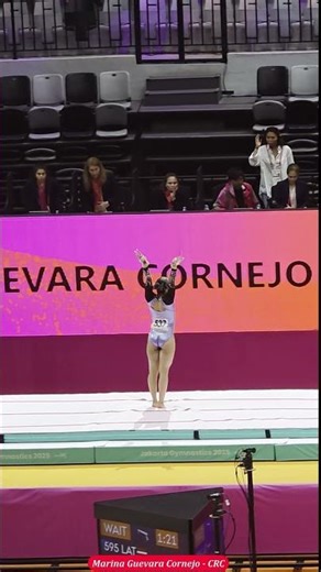 📢 Marina Guevara Cornejo from Costa Rica 🇨🇷 – Vault | Women’s Qualification | 2025 FIG AGWC Jakarta