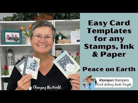 Handmade Sympathy Cards with the Peace on Earth Stamp Set | Simple Card Template Tutorial