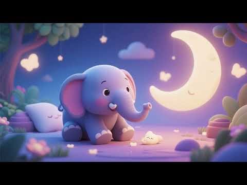 Dreamy Elephant Lullaby | Bedtime Nursery Rhymes & Kids Songs