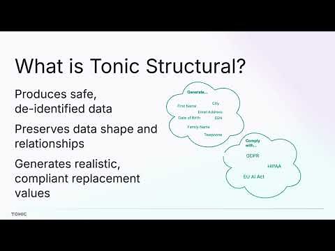 Tonic.ai Tutorials: Tonic Structural 101