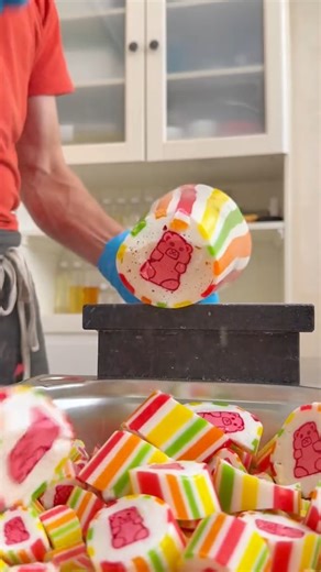 Extreme Candy Art Satisfying ASMR Candy Cutting Mastery! #asmr #viral #candy #fyp #funny | CANDY ART