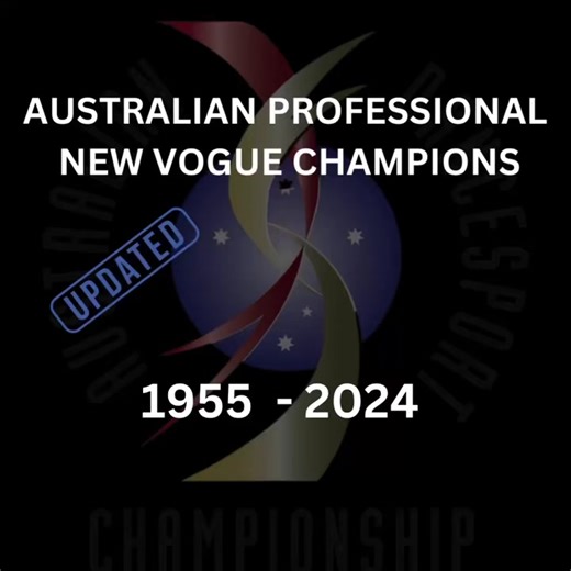 5K views · 51 reactions | Now let’s take a look at the past Australian Professional Champions - starting with the New Vogue style! WHO WILL BE THE 79TH & 2025 AUSTRALIAN PROFESSIONAL NEW VOGUE CHAMPIONS?  | Australian Dancesport Championship | Facebook