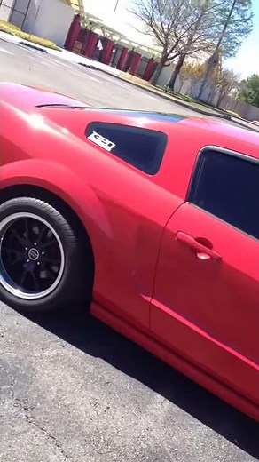 Loud!! Cammed V6 Mustang!!!