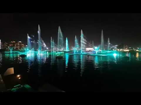 Festival City Laser Feuer Wasserspiele