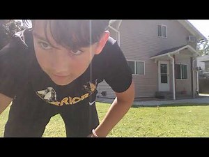 Wrestling with my cousin!!