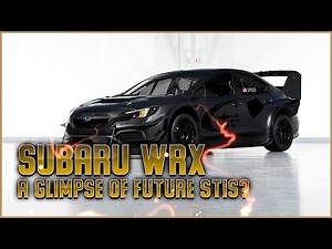 Subaru Project Midnight: A Lightweight Carbon Fiber WRX
