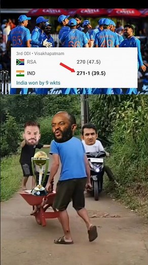 Ind vs Sa // India🇮🇳 Won By 9 Wickets😎😱 3rd ODI #india #indiavssouthafrica #short #shortsviral