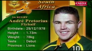 62K views · 53 shares | The Springboks first test in 2002 took place in Bloemfontein against Wales. With Bob Skinstad holding the captaincy and a plethora of debutants including Andre Pretorius and Brent Russell, South Africa claimed a 34-19 victory. | SuperSport Rugby | Facebook