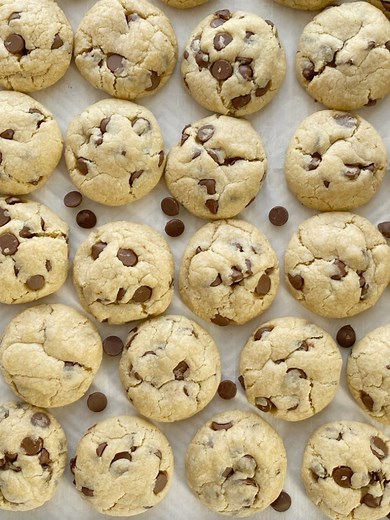 No Egg Cream Cheese Chocolate Chip Cookies