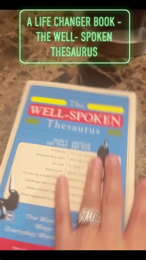 Watch Review - The Well Spoken Thesaurus- Life Changer on Amazon Live