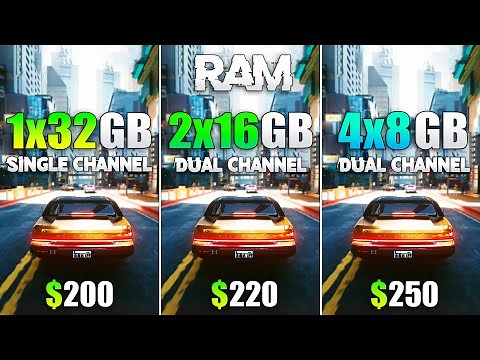 1x32GB vs 2x16GB vs 4x8GB - How Many RAM Modules are Optimal?