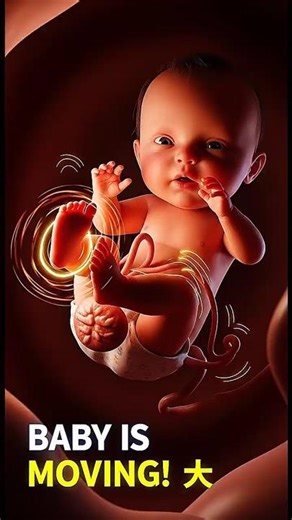 Baby Position in mother's Womb Unborn Baby Development & Fetal Growth🤰# shorts