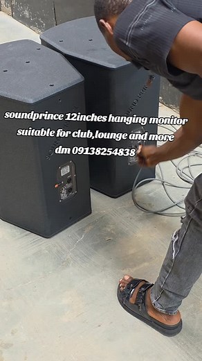 47 reactions · 7 comments | Soundprince 12inches hanging monitor Suitable for club lounge vip bar studio and lots more Just a dm 09138254838 we deliver to you #viral #soundprince #soundprincemusicalworld #barondemusical #mazitundeednut #deejay #followers #goviral #fyp #DJS #deejay | Soundprincemusicalworld | Facebook