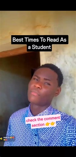 Here are 5 of the best times to read as a student; effective for better focus, memory, and productivity. (check the comment ��) | Waec,Neco and Gce Midnight Runz WhatsApp 09155026967