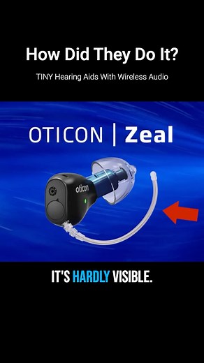 TINY Wireless Hearing Aids Oticon had to use some clever engineering to make hearing aids this small and include wireless connectivity. | Applied Hearing Solutions | Facebook