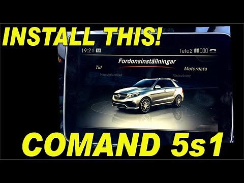 Mercedes comand Online NTG 5.1 5s1 retrofit for W166, W212 and w207 ML to GLE part 5