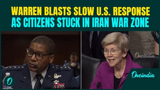 ‘Americans are stranded’: Warren grills Transcom, presses military on evacuations from Iran war zone