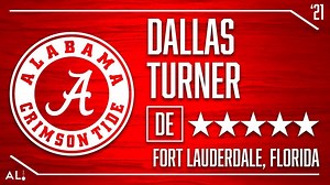 15K views · 1K reactions | Dallas Turner, a five-star defensive end and the No. 8 ranked overall player in the nation, has signed and is officially a member of the Crimson Tide. Check out Dallas Turner's highlights below: | Alabama Crimson Tide on AL.com | Facebook