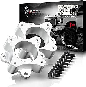 MZS 2" Leveling Kit Front Lift Strut Spacers Compatible with 2007-2024 Tundra (Not For TRD Pro) | 2008-2022 Sequoia 2WD 4WD