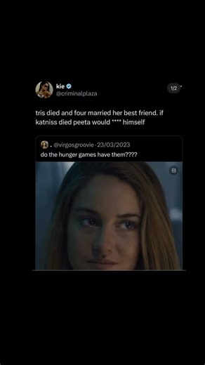 What would you want to live in the hunger games districts or divergent faction? #hungergames #peeta