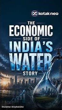 India's Water Crisis 🚨 | 4% of Water, 18% of People & a 6% GDP Risk
