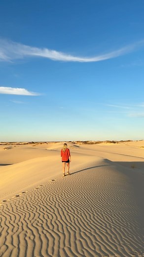 Have you heard of this state park? 🤯 📍Monahans Sandhills State Park Here’s everything you need to know ⬇️ 1. The park is located 40 minutes from Midland/Odessa. There are camping options available at the park! 2. The entrance fee to the park is only $4. The park is open from 7-10 pm daily. 3. If you don’t bring your own snowboard or sled, You can rent sleds at the visitor center for $6 each. 🥾🏔️🌲🌊 If you’re new here, I’m Courtney! I live for the adventure exploring National and State parks