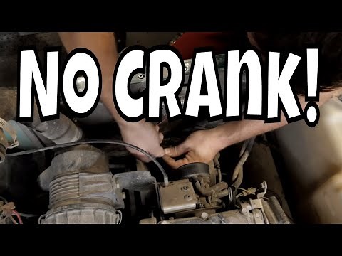 2005 EZGO TXT, Gas - Won't Crank, Broke Down