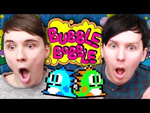PHIL'S CHILDHOOD ADVENTURE! - Dan vs. Phil: Bubble Bobble