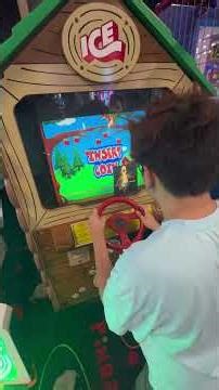 Playing retro arcade games!