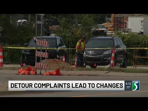 Detour complaints lead to changes in Saginaw