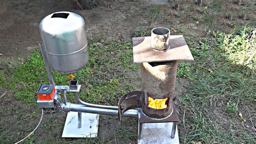 The simplest, safest, DIY waste oil furnace