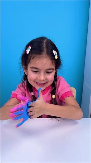 🖐️ Can You Draw with Your Hands Like This? #kidsactivities #funlearning